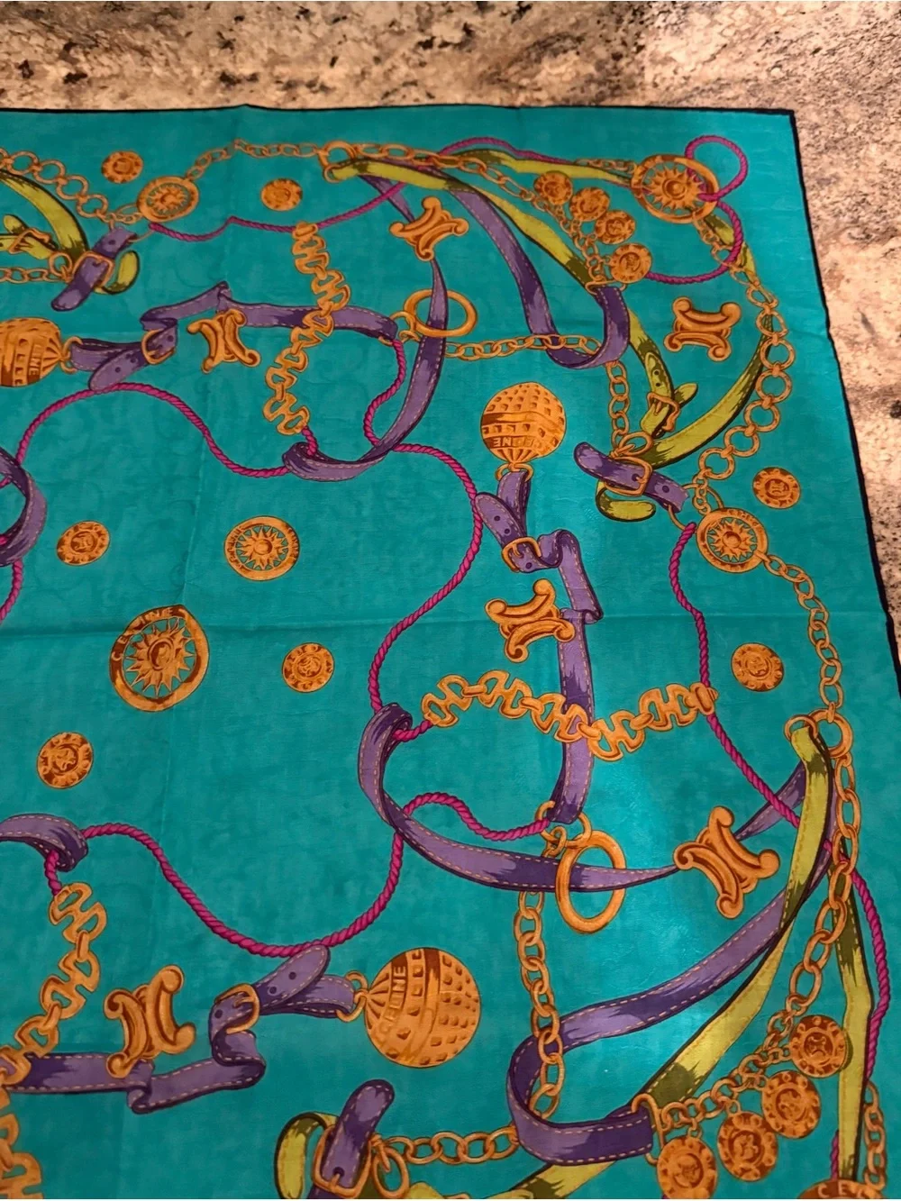 Celine Scarf/Handkerchief/Bag Scarf